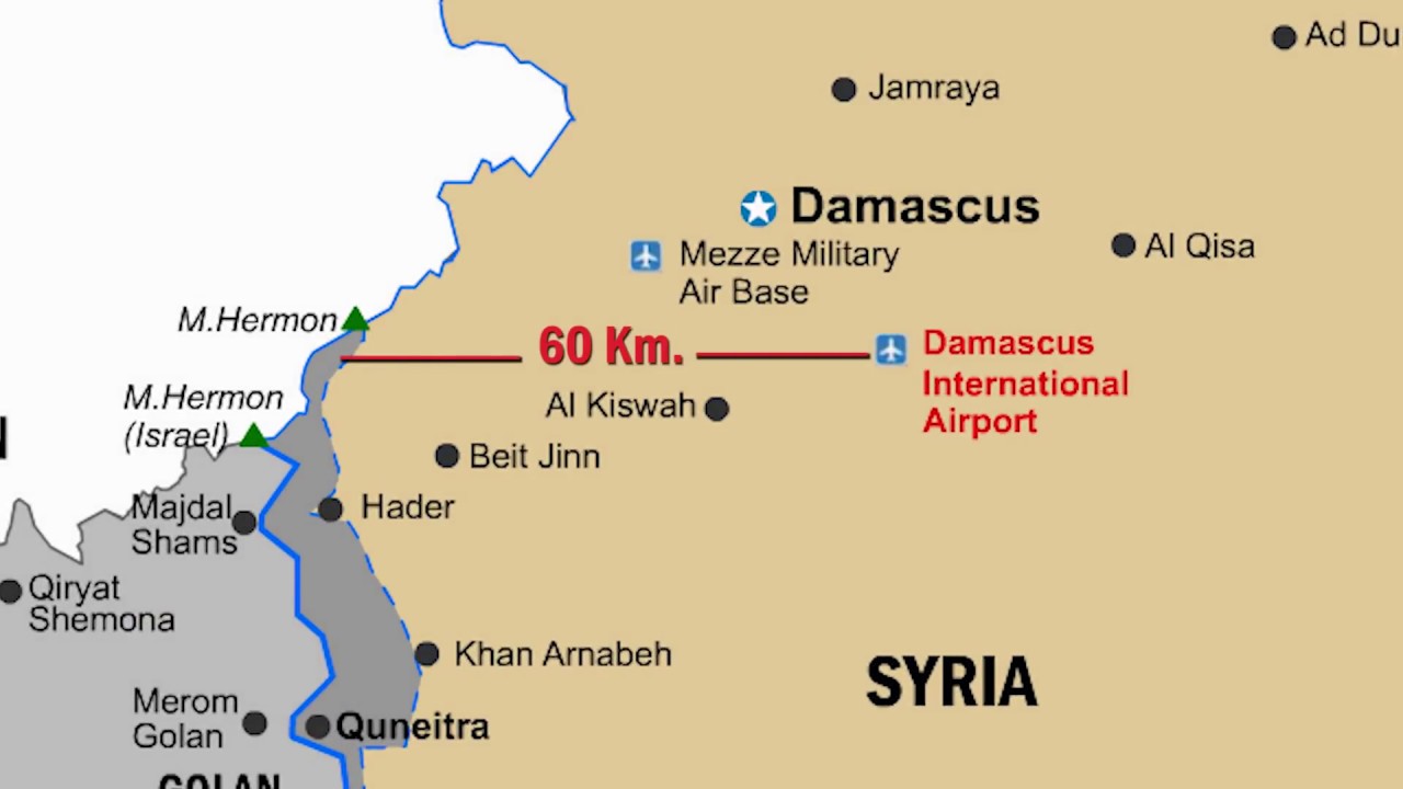 Damascus Airport Attack by IAF - Sep 15, 2018
