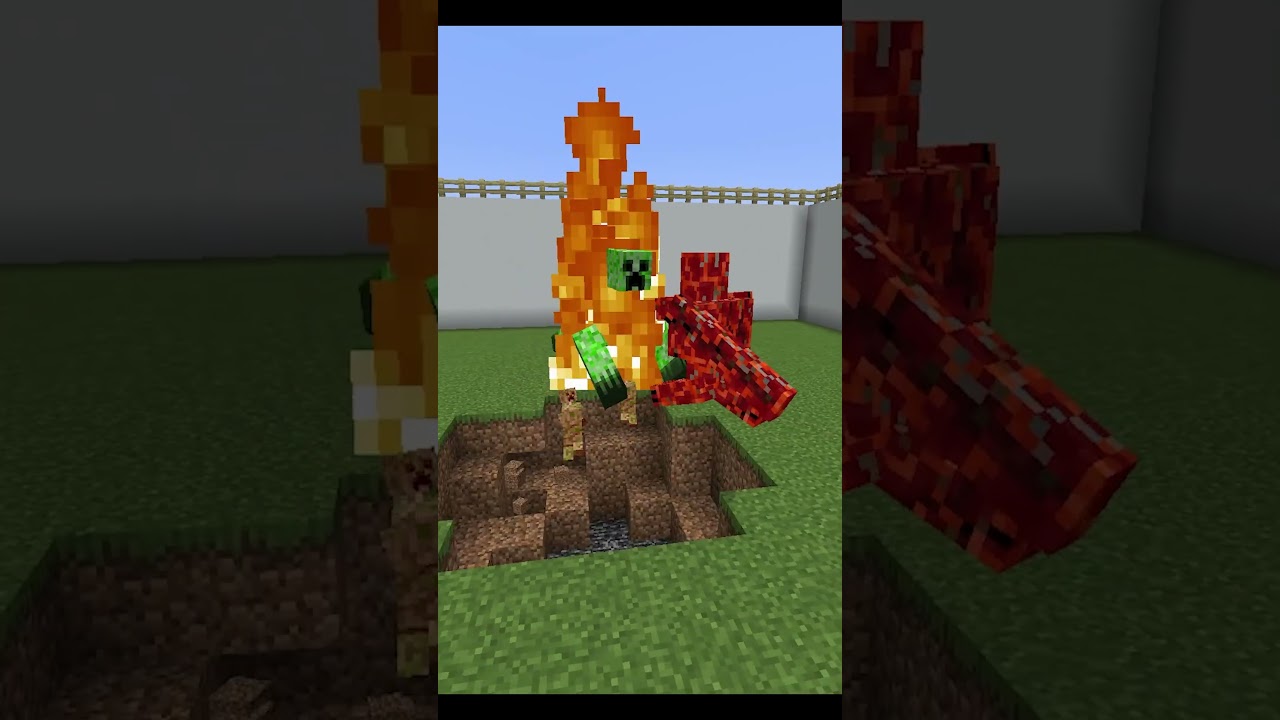 Mutant Creeper vs Sea Lantern Golem, Magma Golem [Minecraft Mob Battle] 