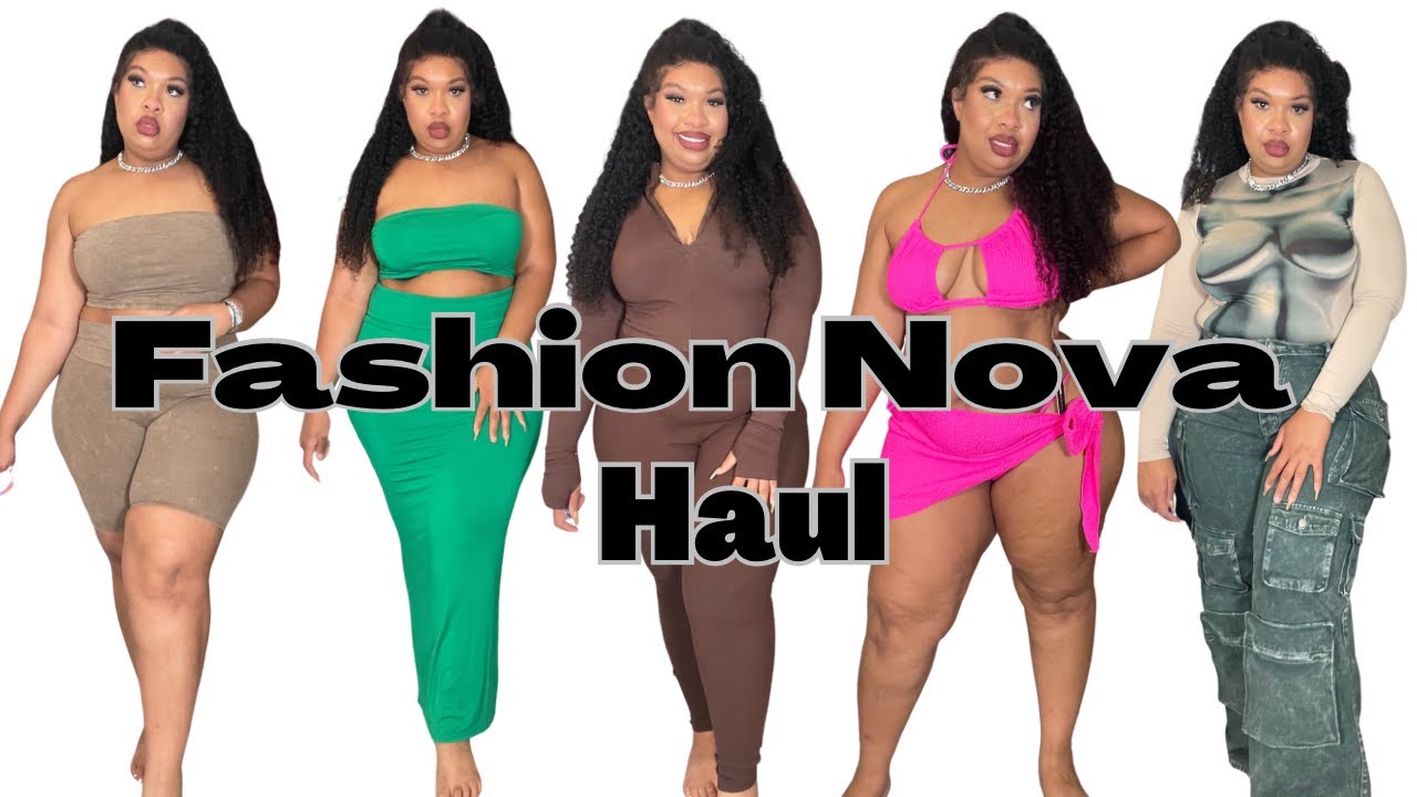 Huge Fashion Nova Haul | Try on Haul | fashion Nova Review | Vacation Look Book | Plus Size Review