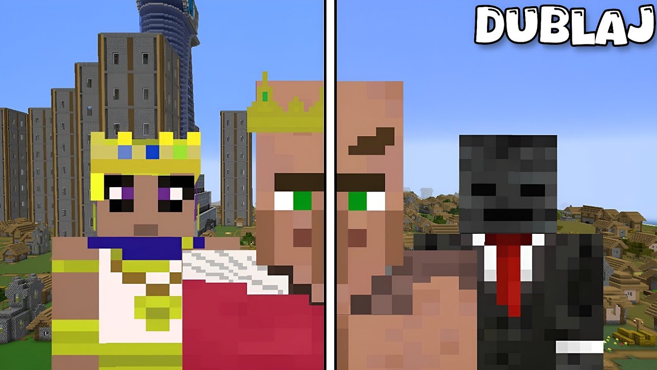 MEN QISHLOQ AHOLISE UCHUN SHOH BO'LDIM MINECRAFT UZBEK DUBLAJ