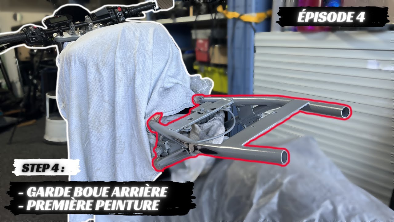 PROJET TRANSFORMATION FZS 600 EN CAFE RACER | EP 4 - FINITION DE LA BOUCLE ARRIERE...
