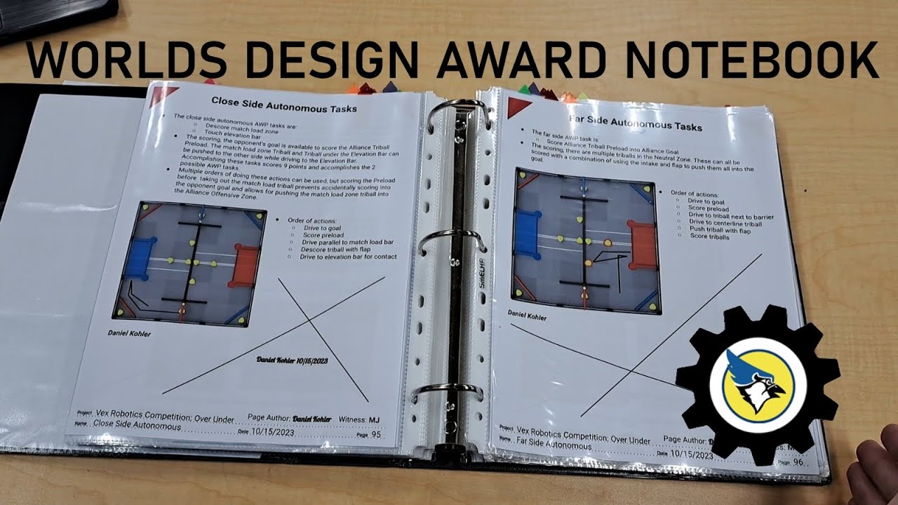 84886A Vex Worlds Design Notebook Explanation (3/3): Stand Outs and Interview Tips