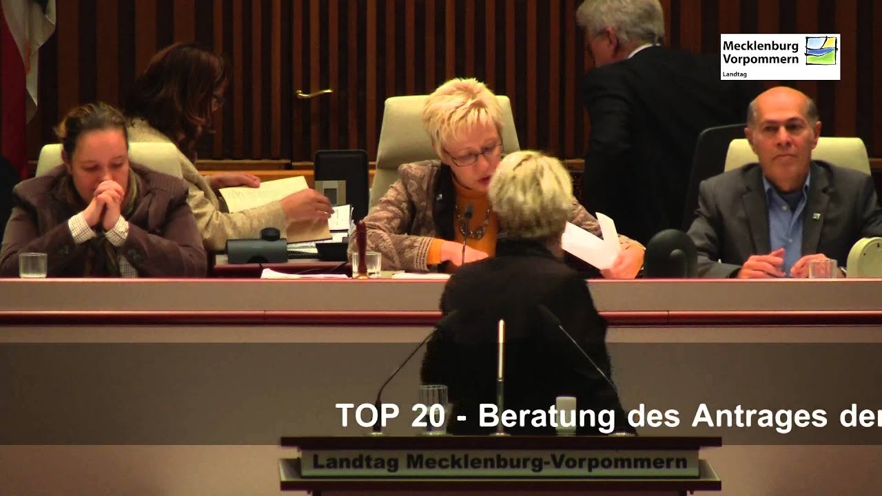 57. Landtagssitzung: David Petereit mimt den Alleinunterhalter