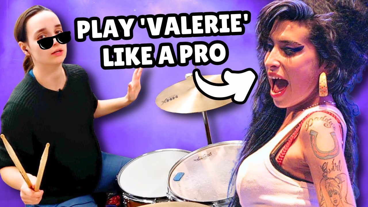 Learn the Iconic 'Valerie' Drum Groove - Step by Step! 😎🥁