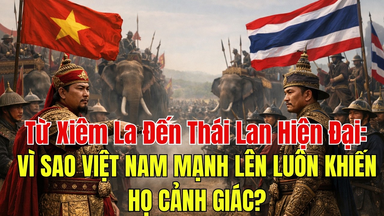 Từ Xiêm La Đến Thái Lan Hiện Đại: Vì Sao Việt Nam Mạnh Lên Luôn Khiến Họ Cảnh Giác?