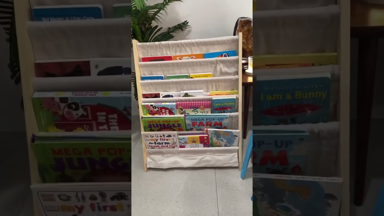 UNBOXING! Canvas Book Shelf for Kids