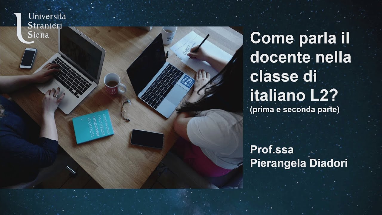 Come parla il docente nella classe di italiano L2?