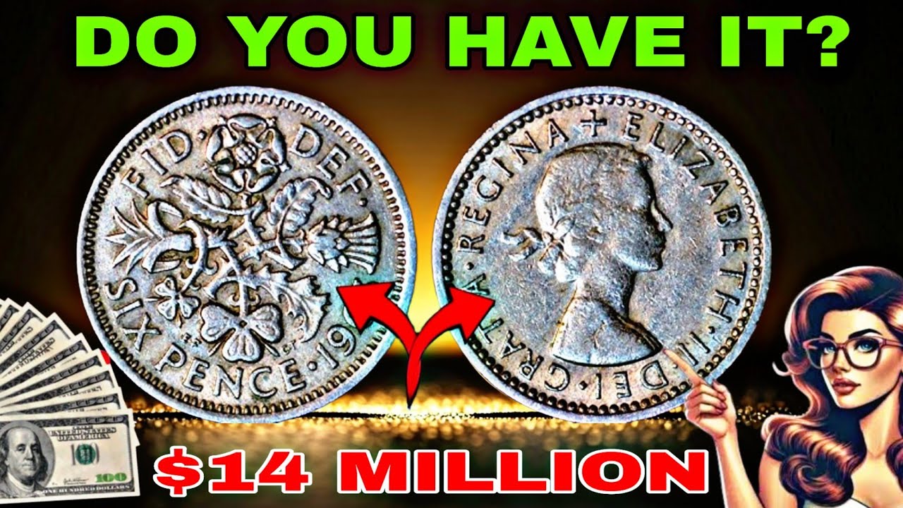 Top 2 Most Valuable UK Sixpence Coins  Rare Coins That Could Turn Your Change into a Fortune!