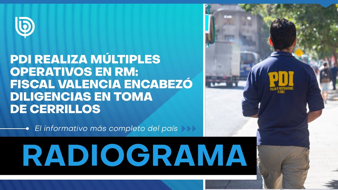 PDI realiza múltiples operativos en RM: fiscal Valencia encabezó diligencias en toma de Cerrillos