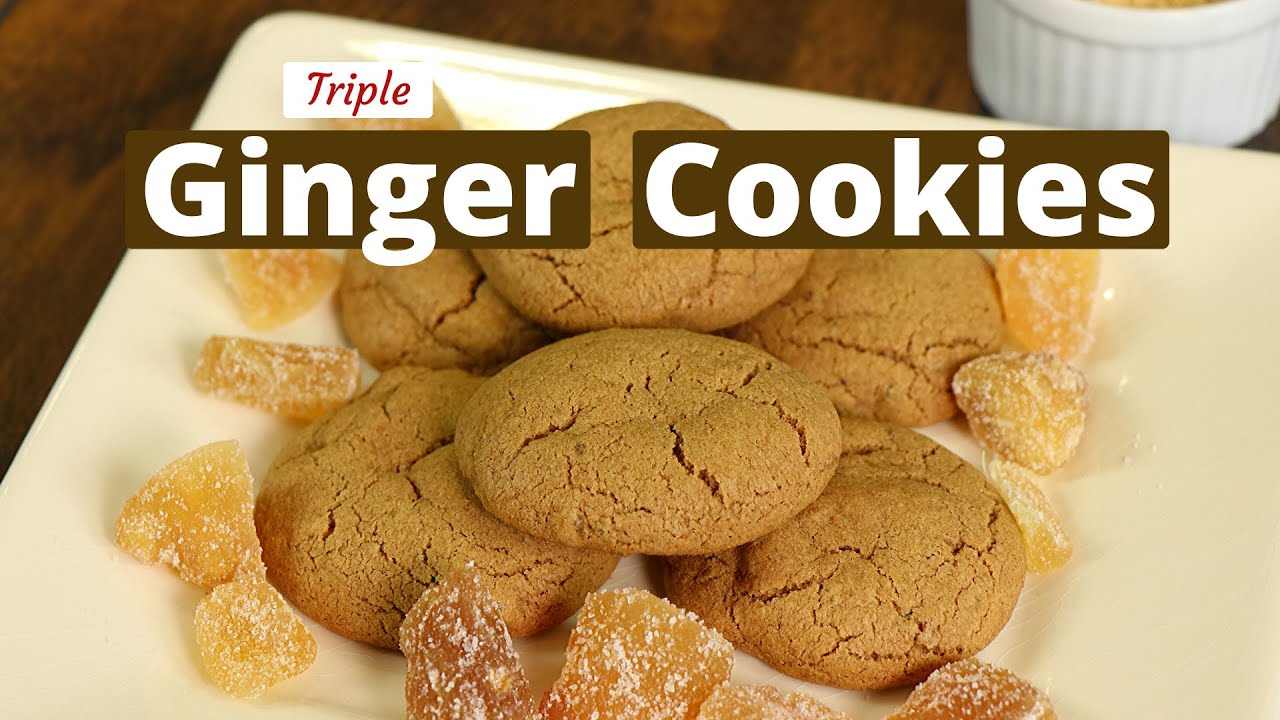 Triple Ginger Cookies That Are Soft & Chewy | Gluten Free | Rockin Robin Cooks