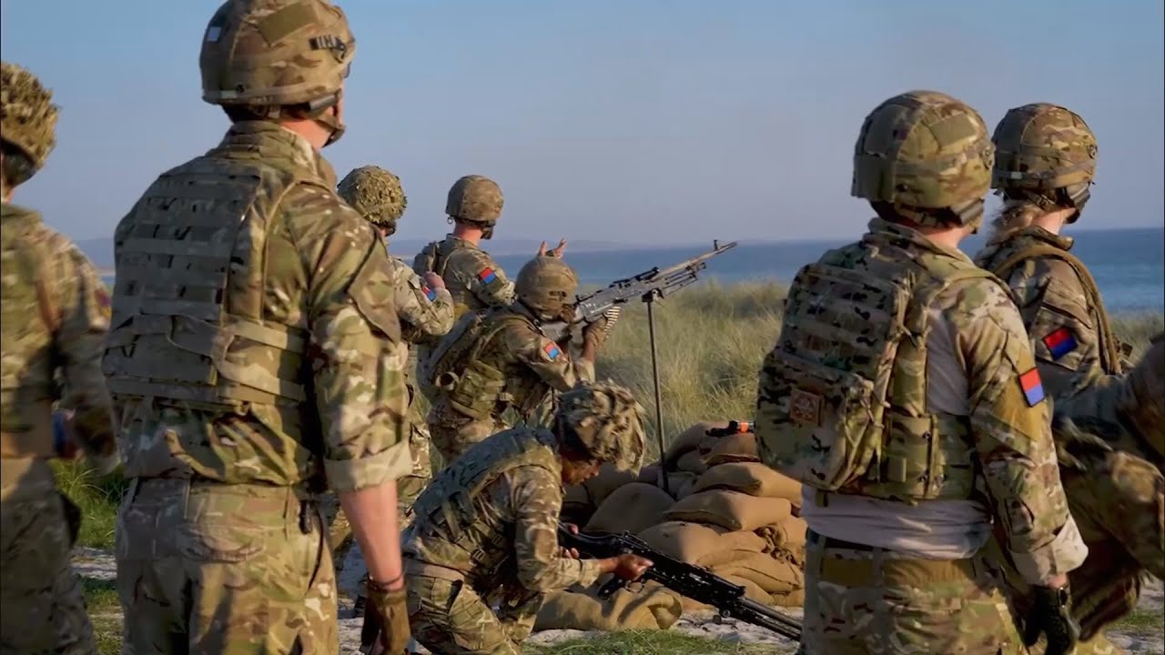 U.S. and British Troops Engage a 'Drone Swarm' in Hebrides, Scotland