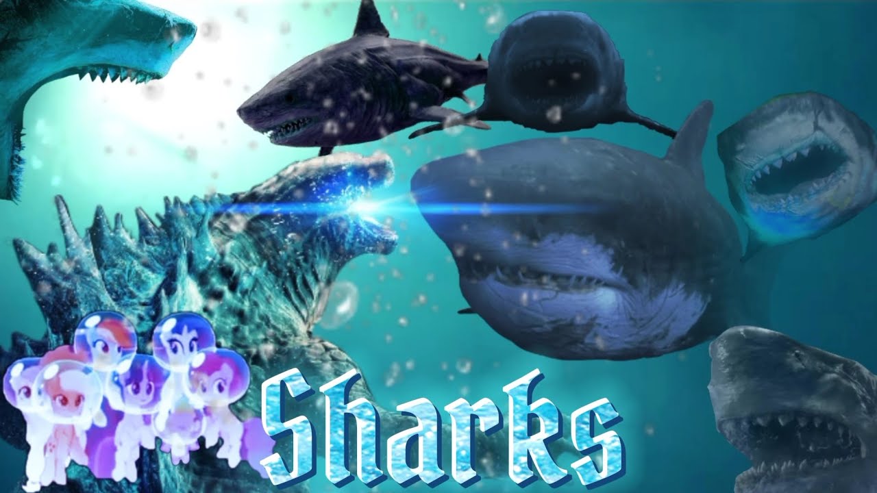 Godzilla & The Mane 6 Vs Mega Shark & The Megs ( Godzilla Meets MLP )