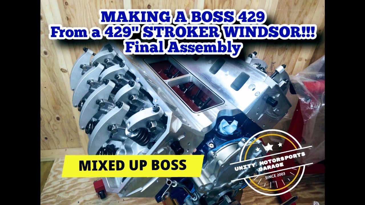 BOSS 429 от 429-дюймового Stroker WINDSOR??? Проект MIXED UP BOSS