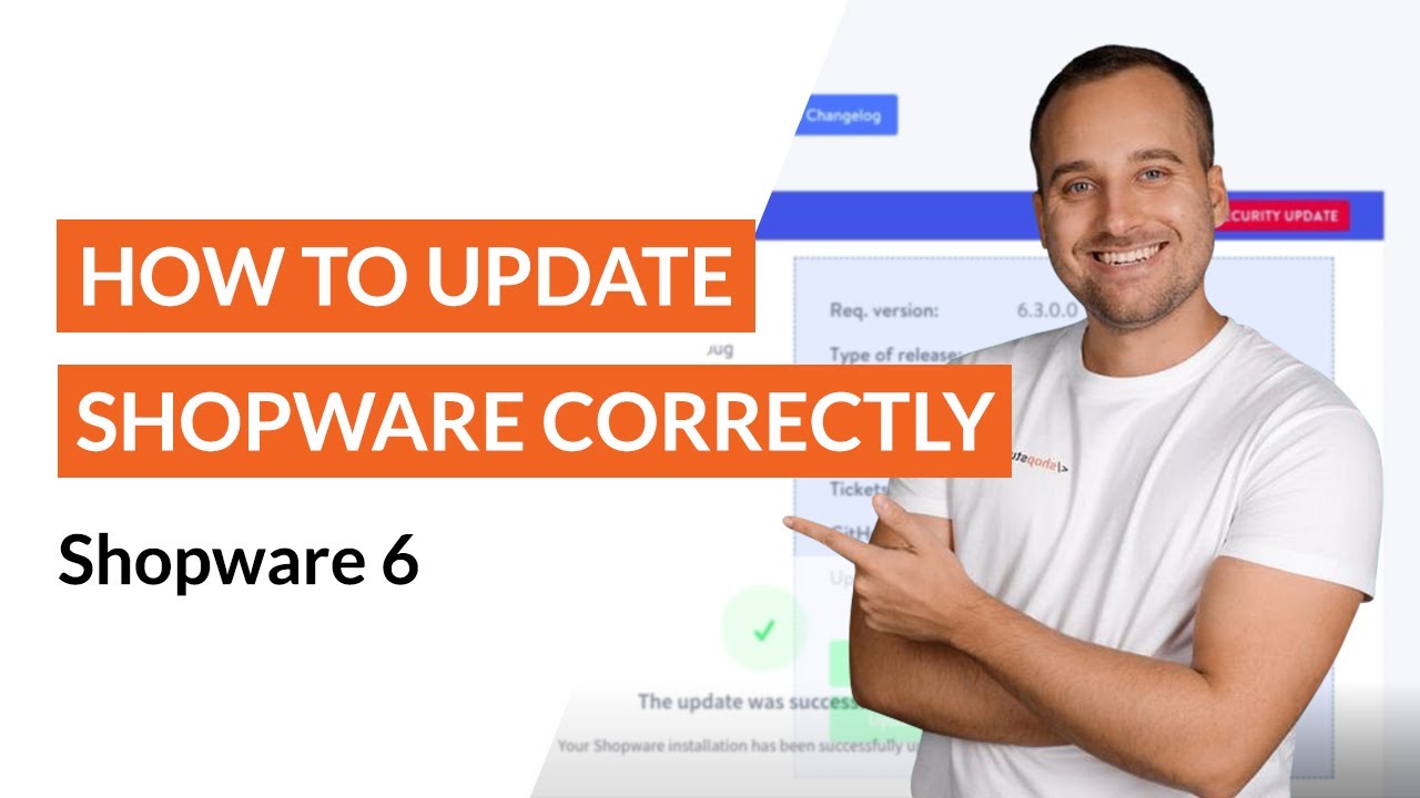 How to: Update your Shopware Shop - Shopware 6 Tutorial