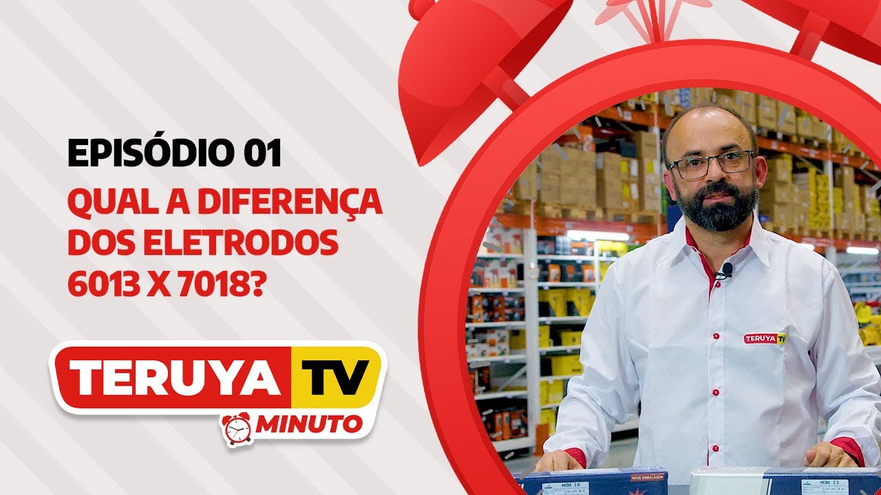 Qual a diferença do eletrodo 6013 x 7018? - TeruyaTV Minuto #1