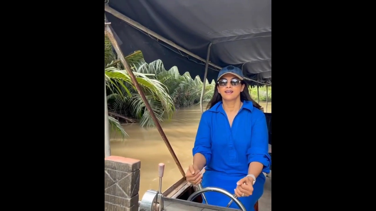 Actress Nadhiya In Vietnam😍❤️ #nadhiya #mkumaransonofmahalakshmi #vaccation