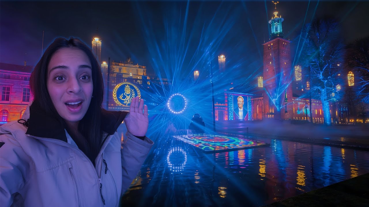 This is the craziest thing I have seen | Nobel Week Lights | Stockholm | Nobel Prize, Sweden