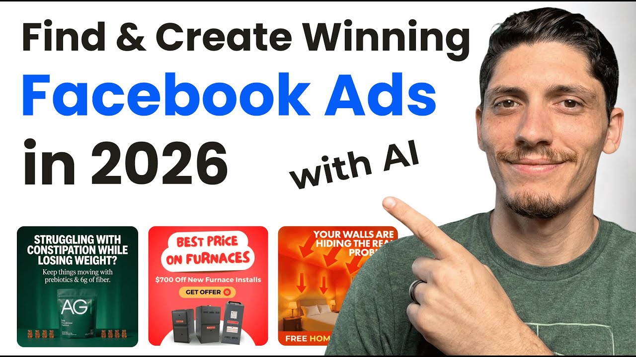 How to Find & Create Winning Facebook Ads in 2026 (Using AI Tools That Actually Work)