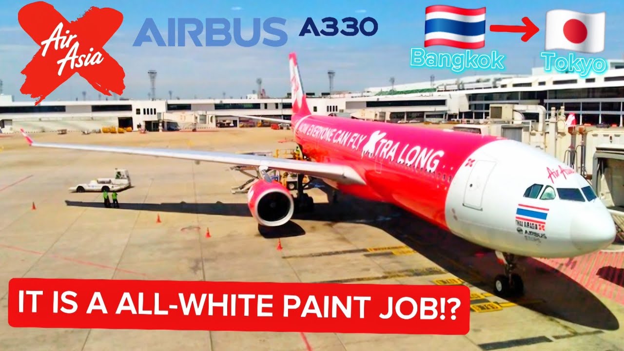 【First International LCC Flight!】Thai AirAsia X A330-300 Bangkok→Tokyo Flight Report