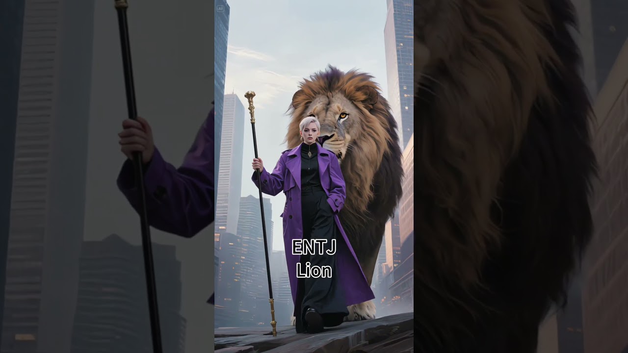 INTJ, INTP, ENTJ, ENTP &mdash; Animal Edition 🦊🧠 | MBTI Purple Power!#mbti #funny