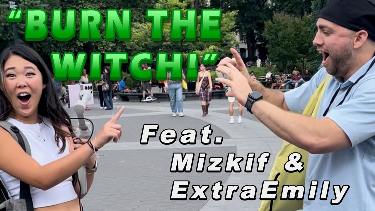 Street Magician Leaves New Yorkers SPEECHLESS! Feat. @Mizkif & @extraemily