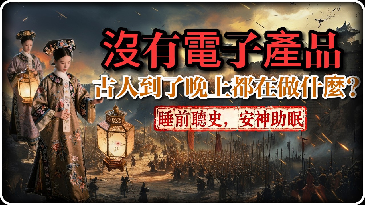 沒有電子產品消遣，古人到了晚上怎麼度過漫漫長夜?