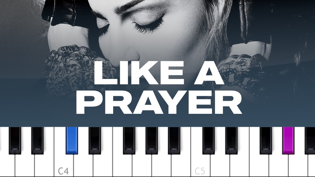 Madonna - Like A Prayer (piano tutorial)