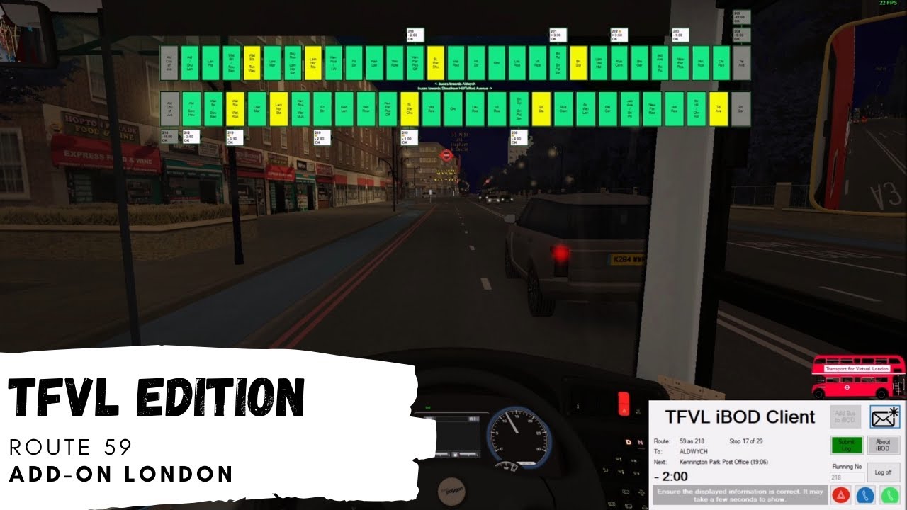 TFVL Edition | OMSI 2 - Add-on London - Route 59 - Enviro 400MMC