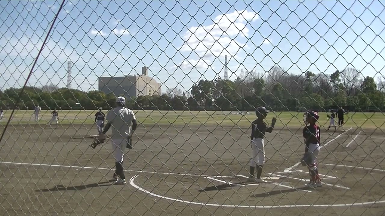 20260228A練習試合1試合目vs南越レッズ①(１回表から２回表途中まで)