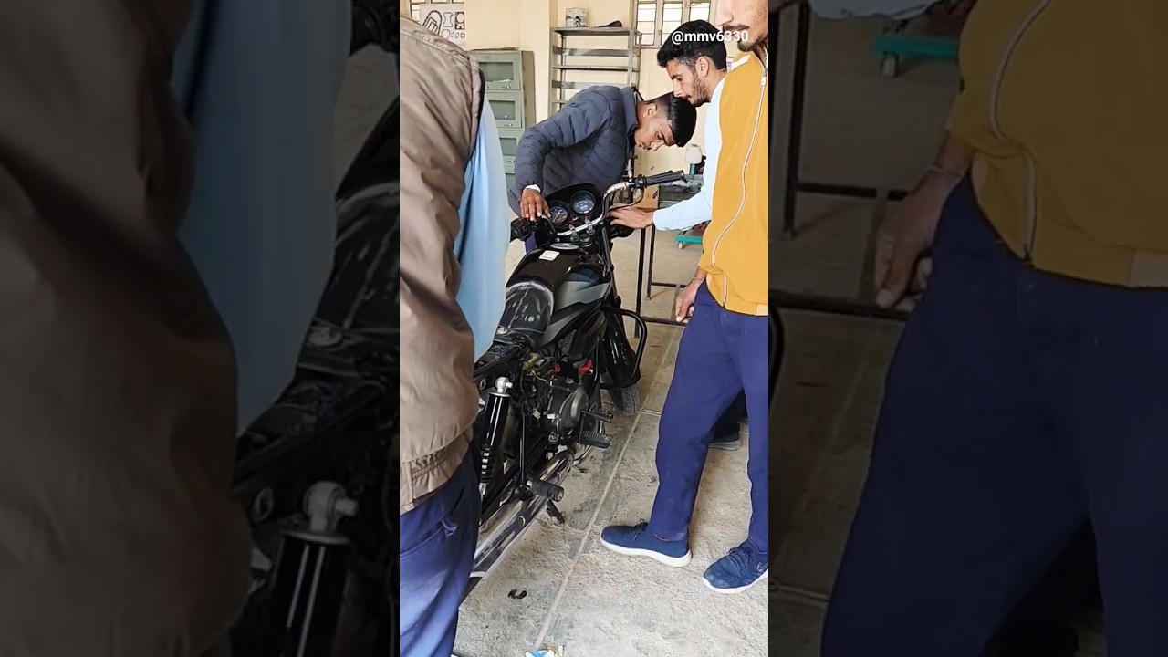 Govt iti trade practical Hero bike iti Mmv @mmv6330 #viral #iti #automobile #bike#mmv#2024#engine