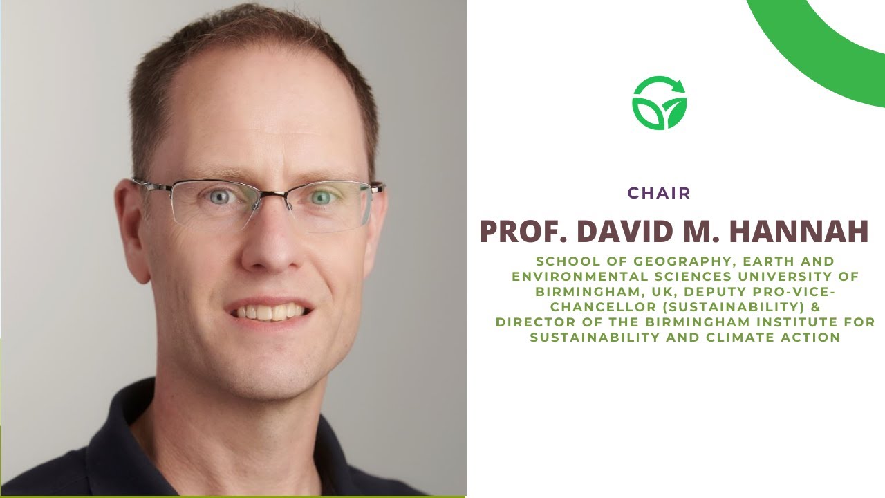 Professor David M. Hannah Opens 2025 World Sustainability Conference