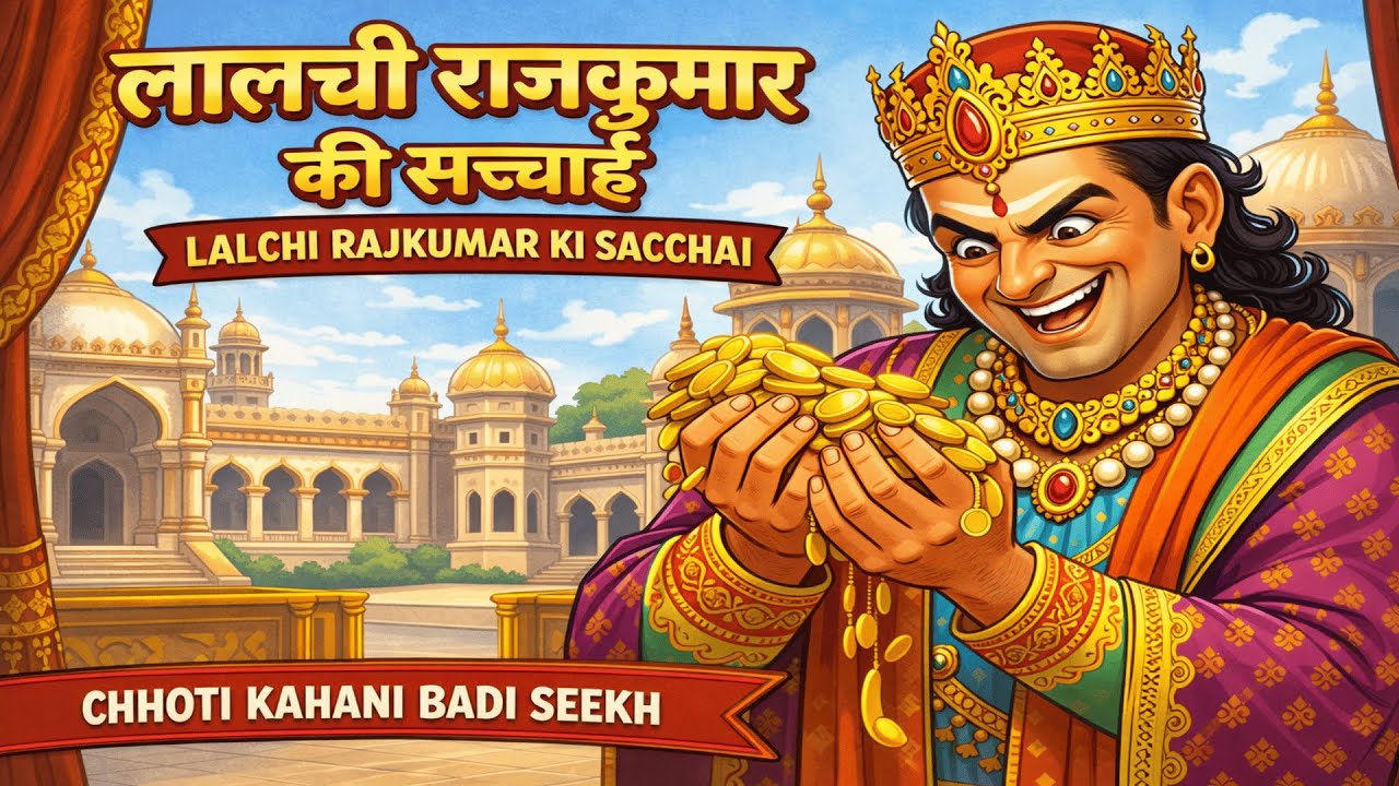 लालची राजकुमार की सच्चाई | LALCHI RAJKUMAR KI SACCHAI | CHHOTI KAHANI BADI SEEKH | HINDI MORAL FAIRY