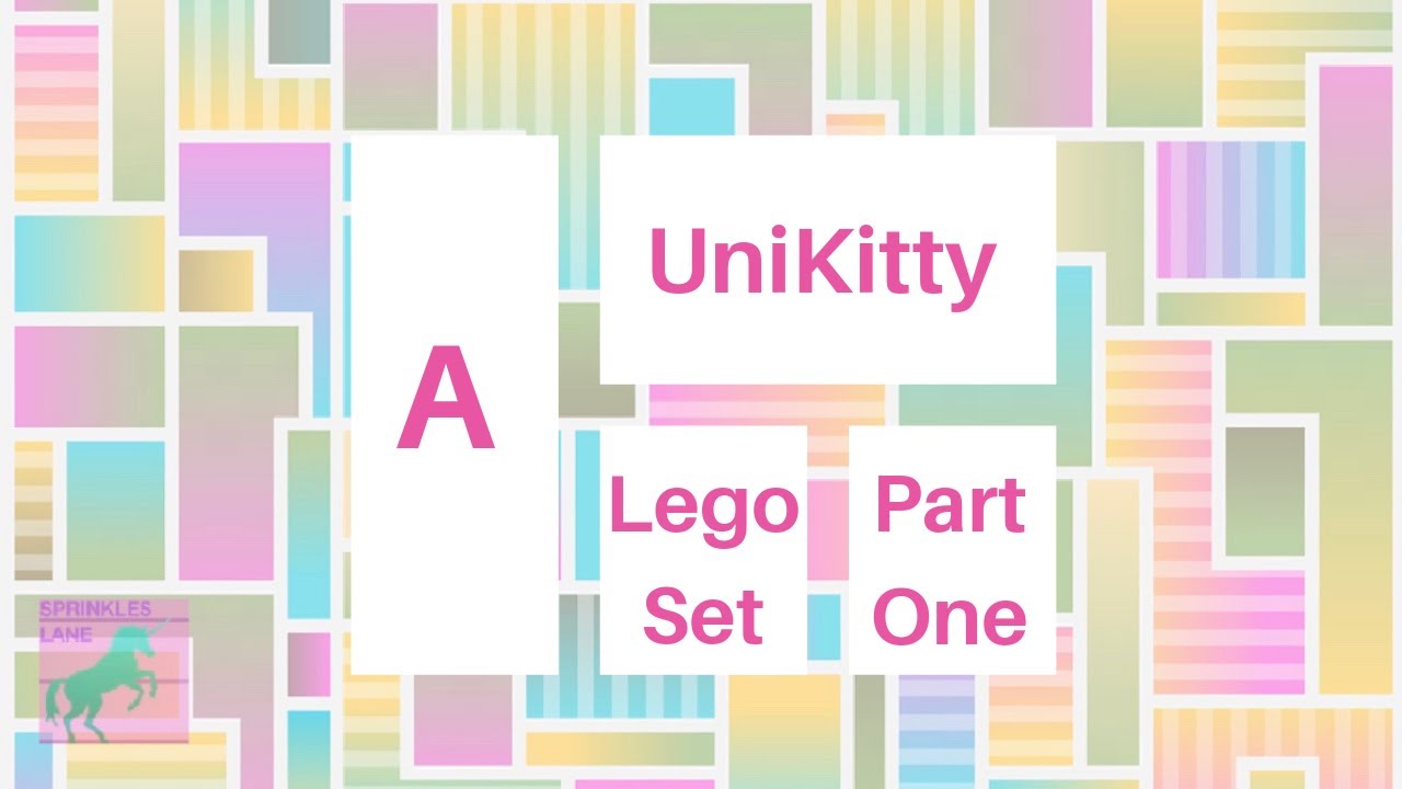 Putting together something new...A UniKitty LEGO set!