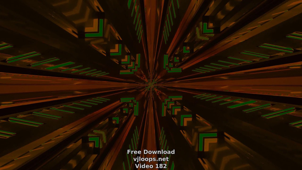 24/7 Neon Tunnel Vjloops | with free download links in 4k uhd quality