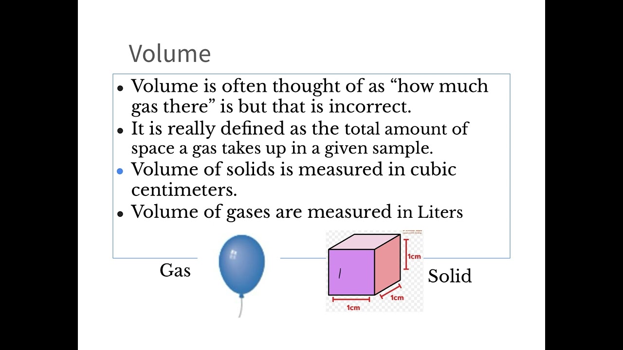 Regular Chemistry U08.01 - Gas Variables