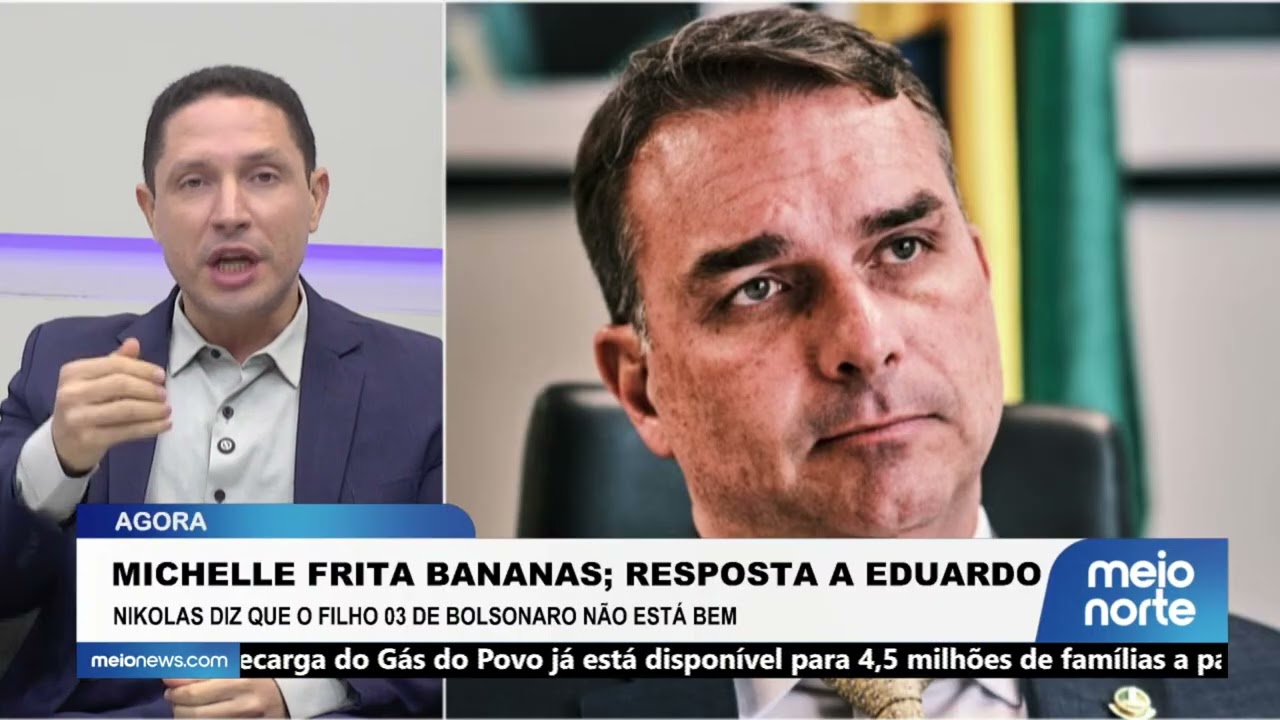 Michelle Bolsonaro frita bananas em resposta a Eduardo Bolsonaro | Jogo do Poder