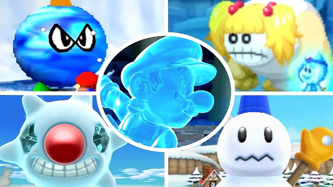Evolution of Ice Bosses in Mario Games (1996-2018)