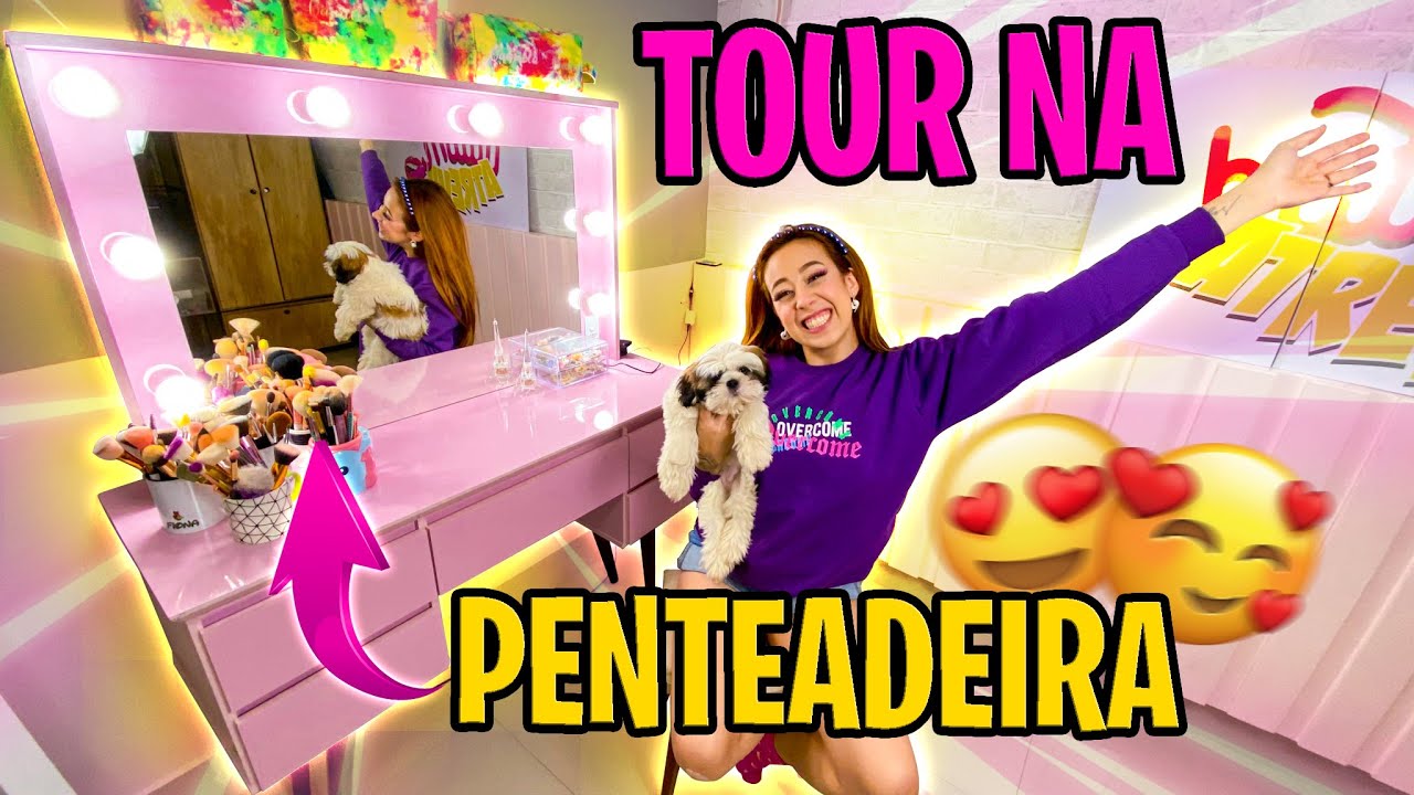 TOUR NA PENTEADEIRA | MOSTREI TODAS AS MINHAS MAKES!