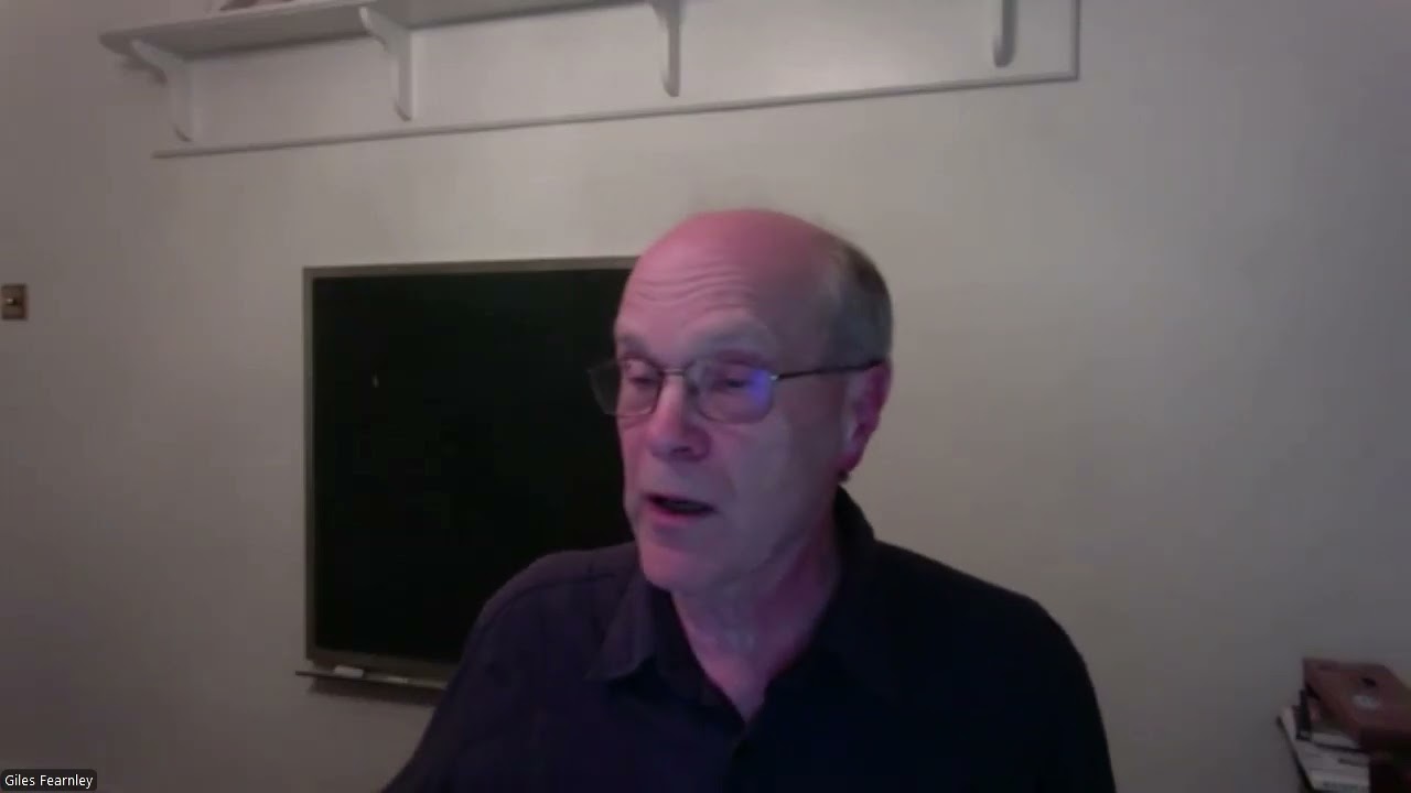Talk on 11 Feb 2026 by Giles Fearnley on the 