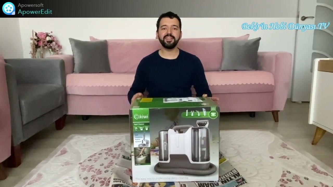 Kiwi KCC-4323 koltuk ve halı yıkama makinası | paket açılışı | kiwi cam yıkama başlığı kullanımı