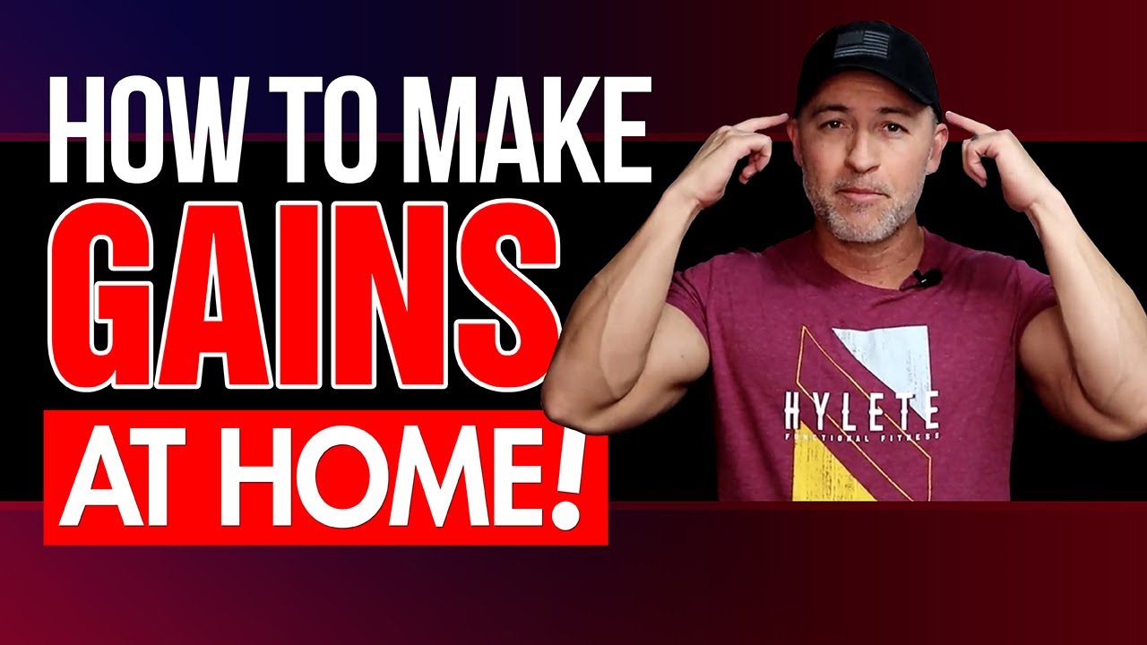 How To Actually Make Muscle Gains At Home (NO MORE GYM!)