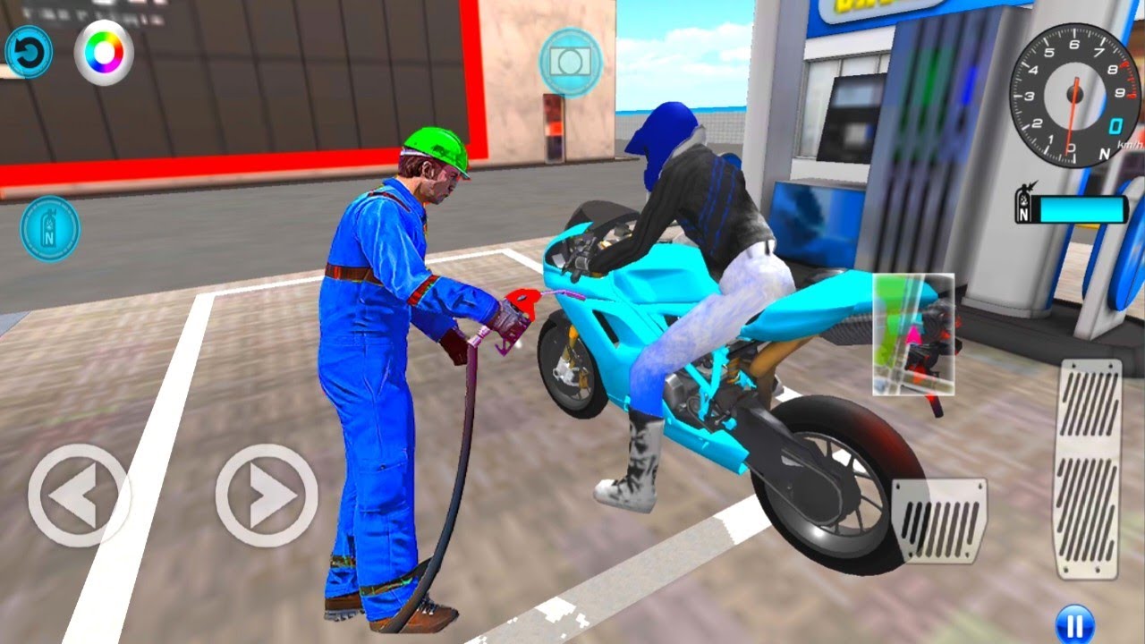 3D Driving Class Simulator - New bike gas station - New 3d Android Gameplay