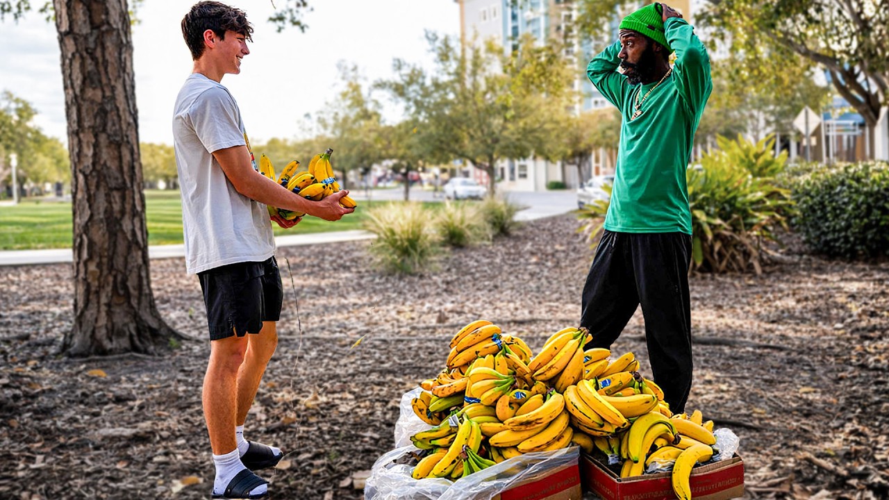 Overly Blessing 1 Homeless Person Prank!