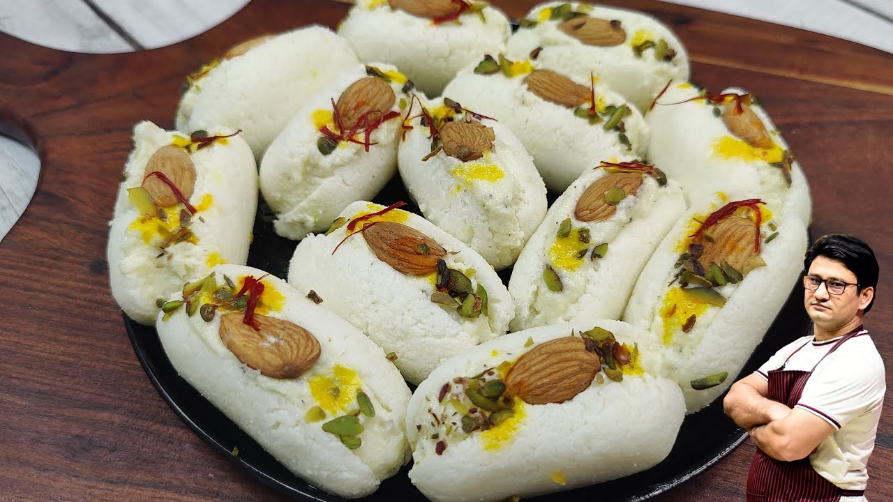 बंगाली मिठाई बनाने की सबसे आसान विधि बिना फेल हुए | Bangali Cham Cham Recipe | Rasgulla
