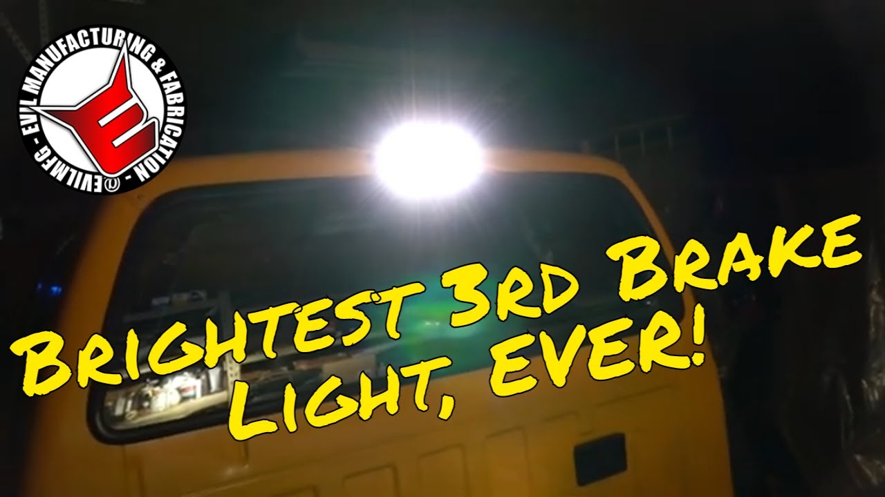Evil Manufacturing Third Brake Light Mod, with extra bright Baja Designs Sport or Pro LED Lights.