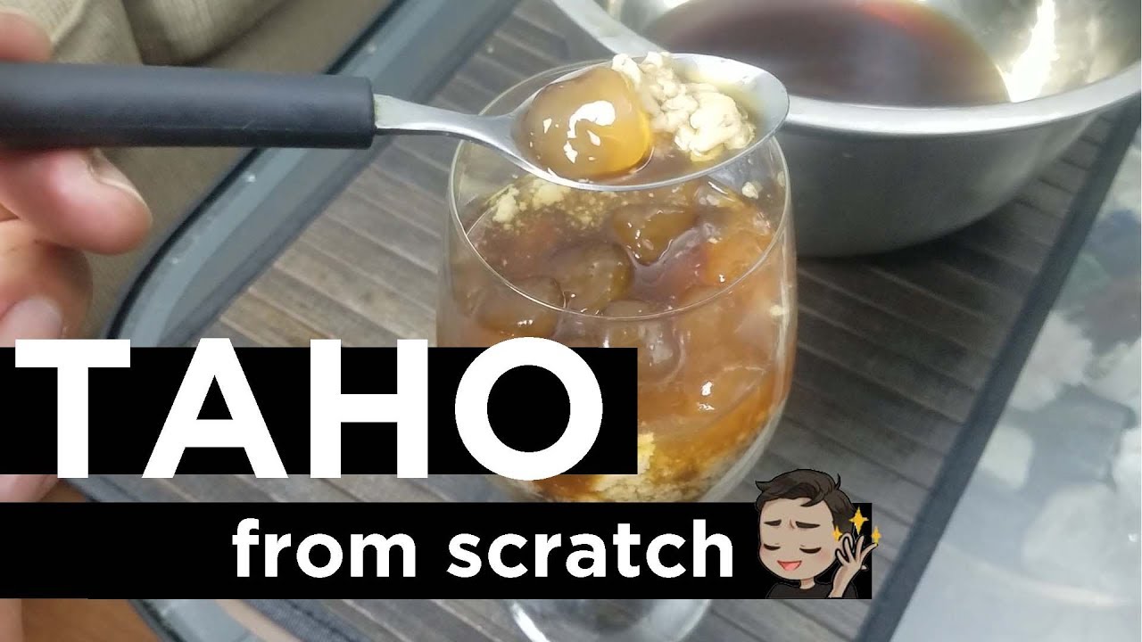 Making Taho from scratch