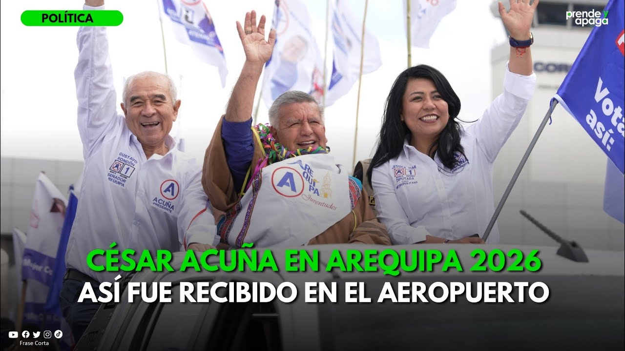 #Arequipa: #Elecciones2026: César Acuña en Arequipa 