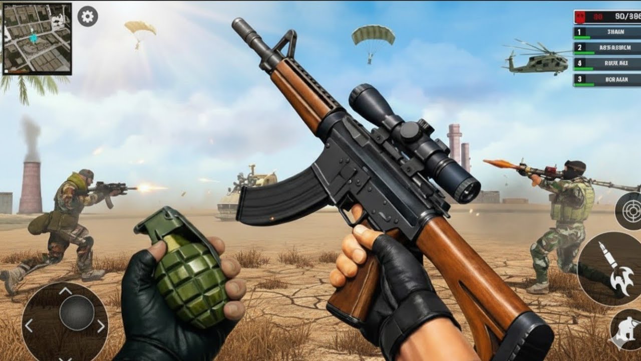 Counter Terrorist Mission Gun Shooting Game – Android FPS Gameplay 🎯