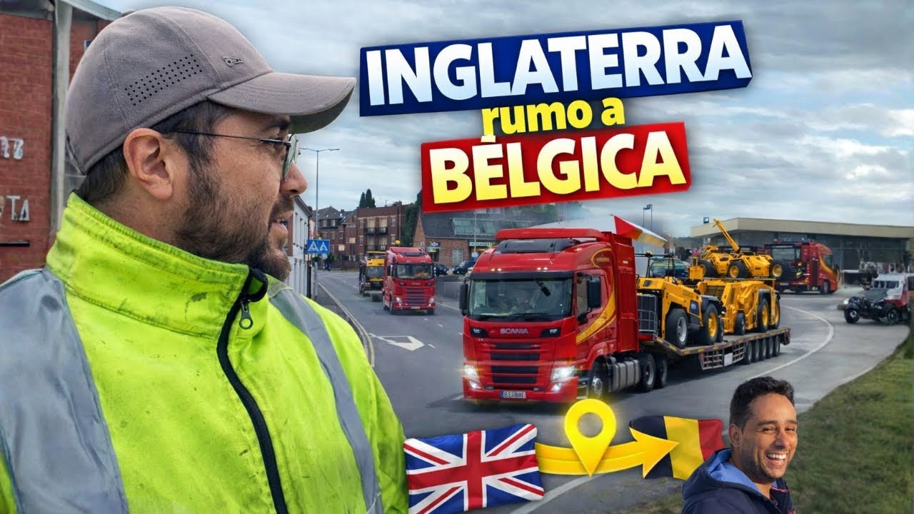 CARREGAMENTO DE MÁQUINAS DA JCB , REINO UNIDO / EUROPA