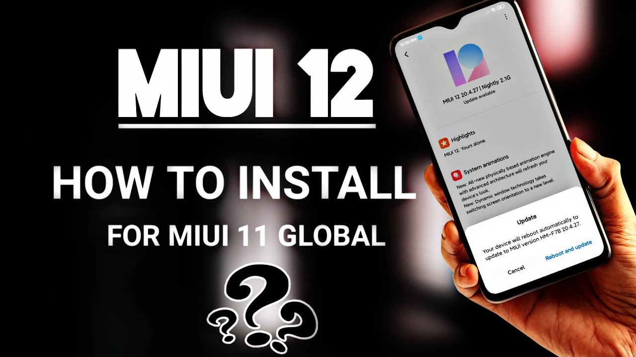 [ PROOF ] How To Install MIUI 12 for Global Devices? | Choose Update Package Method